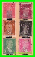 TURQUIA  ( TURKEY  EUROPA )  6 SELLOS  AÑO  1931 - Used Stamps