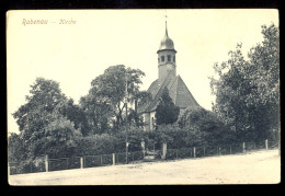 Rabenau - Kirche / Postcard Circulated, 2 Scans - Rabenau