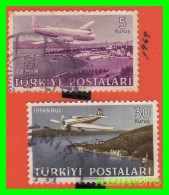 TURQUIA  ( TURKEY  EUROPA  )  2 SELLOS AÑO 1949 - Oblitérés