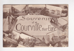 Cpa Souvenir De COURVILLE SUR EURE Multi Vues ED SOTTEAU - Courville