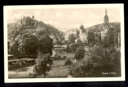 Greiz I. Thur. / Postcard Circulated, 2 Scans - Greiz