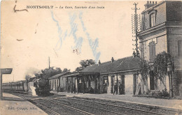 95-MONTSOULT-MAFFLIERS- LA GARE L'ARRIVEE D'UN TRAIN - Montsoult