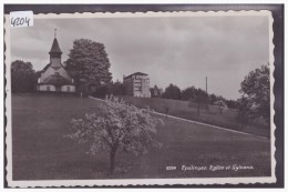 DISTRICT DE LAUSANNE /// EPALINGES CROISETTES - L´EGLISE ET CLINIQUE SYLVANA - TB - Épalinges