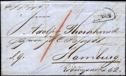 HAMBURG VORPHILA 1859, Fußpoststempel F.P. 20/2 Auf Forwarded-Letter Von Bogota (Kolumbien) Nach Hamburg, Prachtbr - Altri & Non Classificati