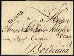 HAMBURG VORPHILA 1790, HAMBURG, L1 Auf Brief Nach Bordeaux, Pracht - Altri & Non Classificati