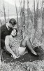 PHOTO GRIVOISE . COUPLE DANS LES BOIS. Impression Des Années 50 - Ohne Zuordnung