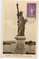 CARTE MAXIMUM - N°309 - STATUE DE LA LIBERTE OBLITERE EXPOSITION 1937 PARIS TOURISME 05/11/1937 - ND 812 - 1930-1939