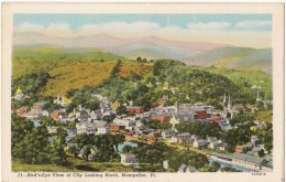 Bird's-Eye View Of City Looking North, Montpelier, VT, Unused Postcard [17803] - Montpelier