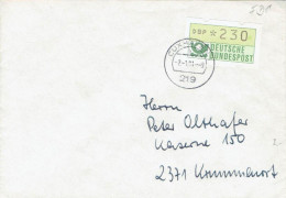 Germany - Mi-Nr ATM 1 FDC (N296)- - 1981-1990