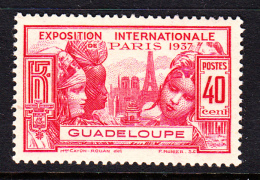 Guadeloupe MH Scott #150 40c 1937 Paris International Exposition Issue - Neufs