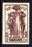 Guadeloupe MH Scott #151 50c 1937 Paris International Exposition Issue - Neufs