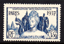 Guadeloupe MH Scott #153 1.50fr 1937 Paris International Exposition Issue - Neufs