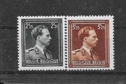 België 1943 Y&amp;T Nr°644,645 (**) - Unused Stamps