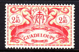 Guadeloupe MH Scott #179 2.40fr Dolphins - Neufs