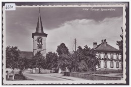 DISTRICT DE LAUSANNE /// CRISSIER - EGLISE ET CURE - TB - Crissier