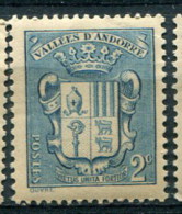 Andorre 1937-43 - YT 48 * - Nuovi