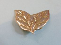 Broche Feuille Doré - Brooches
