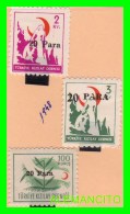 TURQUIA  ( TURKEY  EUROPA ) 3 SELLOS AÑO 1948 - Unused Stamps