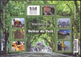 Brasil 2016 ** HB Maravillas De Belém Do Pará. 400 Años De La Ciudad.  See Desc. - Blocchi & Foglietti