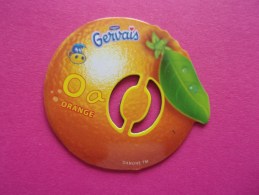 Magnet Danone  Gervais Orange Fruit Lettre O - Letters & Cijfers