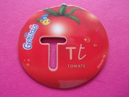 Magnet Danone  Gervais Tomate Fruit Lettre T - Buchstaben Und Zahlen