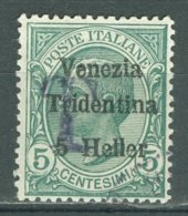 ITALIA - OCCUPAZIONI - TRENTINO - SEGNATASSE 1918: Sassone BZ1/2, ** MNH - FREE SHIPPING ABOVE 10 EURO - Trentino