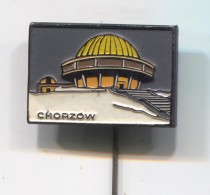 The SILESIAN PLANETARIUM And ASTRONOMICAL OBSERVATORY, Space Cosmos - CHORZOW Poland, Vintage Pin Badge - Raumfahrt