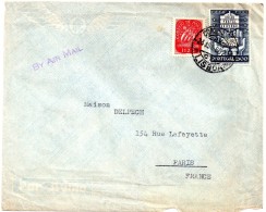Lettre De Portugal  Pour La France (1950) - Storia Postale
