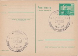 Germany - East Germany - Postal Stationery - Berlin City Hall - Special Cancellation In Leipzig - Esperanto - 1980 - Postcards - Mint