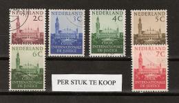 NVPH Nederland Netherlands Pays Bas Niederlande Holanda 27-32 Used Dienst Zegel Service Stamp Timbre Cour Sello Oficio - Servizio