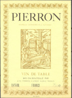 226 - Pierron - Vin De Table - Mis En Bouteille Par G.F.A. Pierron 47600 Nerac - Rotwein