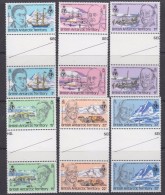 British Antarctic Territory 1980 Royal Geographical Society 6v Gutter ** Mnh (30731) - Unused Stamps