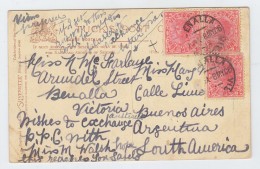 Victoria/Argentina POSTCARD SENT FROM BENALLA 1906 - Covers & Documents