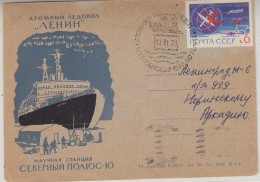 Russia 1971 Atomic Icebreaker Cover Ca 20-1-71 (30732) - Otros & Sin Clasificación