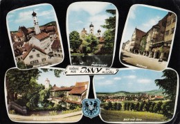 Isny Im Allgäu Old Postcard Travelled 197? D160620 - Isny