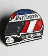 Pin's Automobile F1 Gerhard Berger Casque Marlboro - Automovilismo - F1