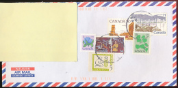 Belle Lettre Du Canada Adressée En France, Mines Cobalt, Silver, Argent, Union Mondiale De Femmes Rurales, Air Mail... - Covers & Documents