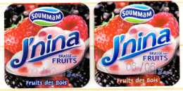 Opercule Cover Yaourt Yogurt " Soummam " 2 Variantes Fruits Des Bois Yoghurt Yoghourt Yahourt Yogourt - Milk Tops (Milk Lids)