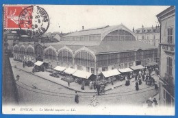 CPA - VOSGES - EPINAL - LE MARCHE COUVERT - Belle Animation -  LL / 92 - Epinal