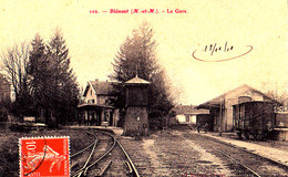 54 / BLAMONT / La Gare / TRES BEAU PLAN /  RARE - Blamont