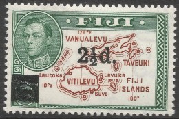 Fiji. 1941 Surcharge. 2½d On 2d MH. SG 267 - Fiji (...-1970)