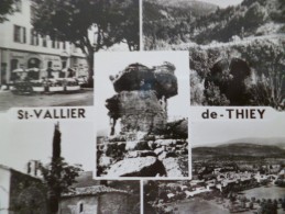 CPSM 06 Alpes Maritimes Saint Vallier De Thiey Station Estivale Multivue - Autres & Non Classés