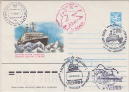 Russia 1989  Cover Atomic Icebreaker Ca 3.12.89 (30750) - Andere & Zonder Classificatie