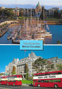 Victoria - British Columbia - Multivues: Inner Harbour, The Parliament Buildings - Victoria