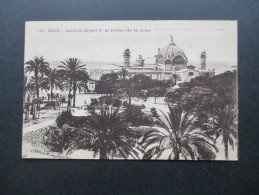 AK 1927 Nice / Nizza Jardins Albert 1er Et Palais De La Jetee. Alpes Maritimes - Parks