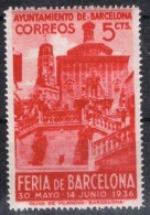 Sello Recargo Ayuntamiento Barcelona, Num 18 ** - Barcellona