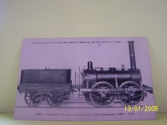 PARIS (3°ARRONDISSEMENT) CONSERVATOIRE NATIONAL DES ARTS ET METIERS. 292 RUE SAINT-MARTIN. LOCOMOTIVE A 4 ROUES AVEC.... - Arrondissement: 03