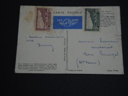 FRANCE / SÉNÉGAL - Carte Air France De Dakar Pour Limoges Du 1er Janvier 1938 - A Voir - L 437 - Poste Aérienne