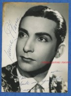 Photo Ancienne - Portrait Du Chanteur Jaime PLANA - Autographe Dédicace - Photographie Teddy Diaz Paris - Célébrités