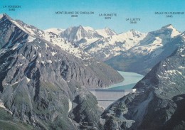 HEREMENCE : Barrage De La Grande Dixence (avec Noms Des Sommets) - Le Plus Haut Barrage Du Monde - Hérémence